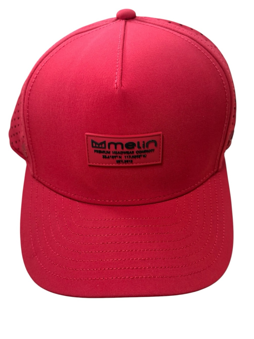 Melin A-Game Icon Hydro Performance Snapback Hat Red